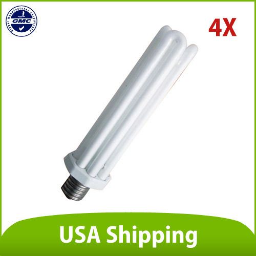 SYLUX 4pcs 65W Plug in CFL Compact Fluorescent Lamp Bulb Light PLF65W 