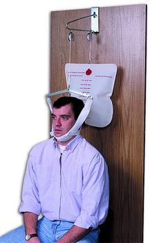   Cervical Traction Set Kit 20 lb Over Door Head Neck Pain Relief  