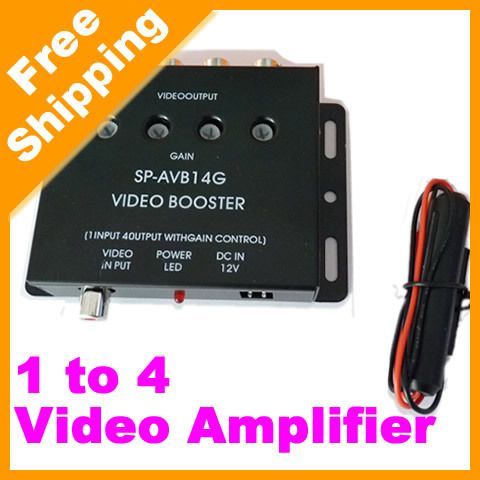 Car 1 to 4 Video Booster/Amplifier/Spliter DVD/LCD/TV  