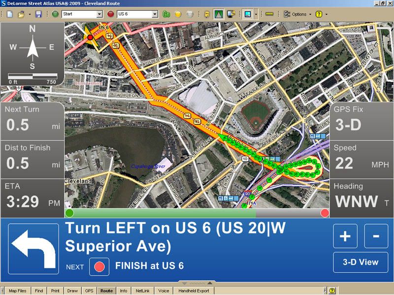   Earthmate Use in Computer USB GPS System w/ Street Map USA Software