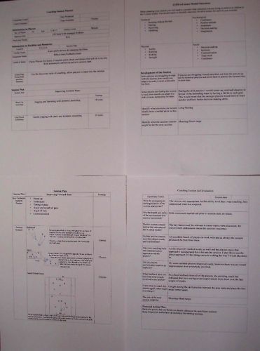 FA LEVEL 2 FOOTBALL COACHING PLANS COMPLETED SESSIONS  