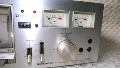 Pioneer CT F4242 Vintage Cassette Deck; Single Tape Recorder / Player 