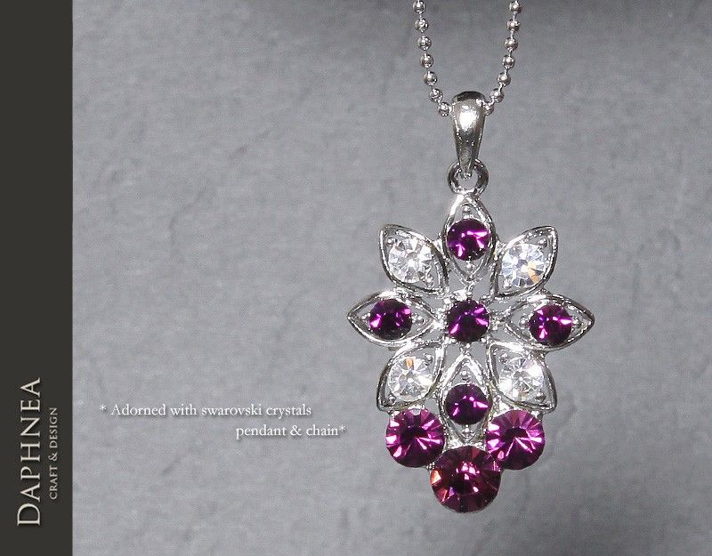 daphnea crystal new unique pendant necklace FN503015  