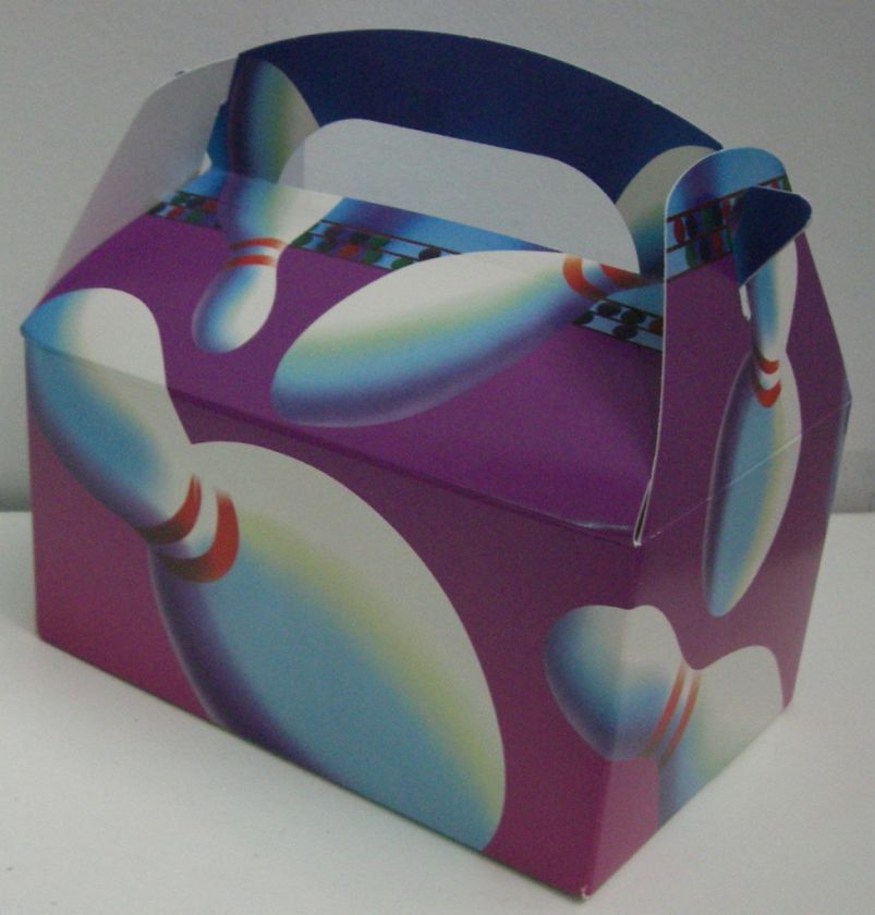 Birthday Bowling Party Favor BOX ONLY Fill w/Candy FUN  