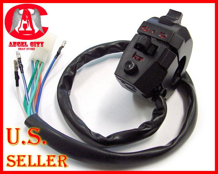 Motorcycle Handlebar Switch Light Signal Horn Control  