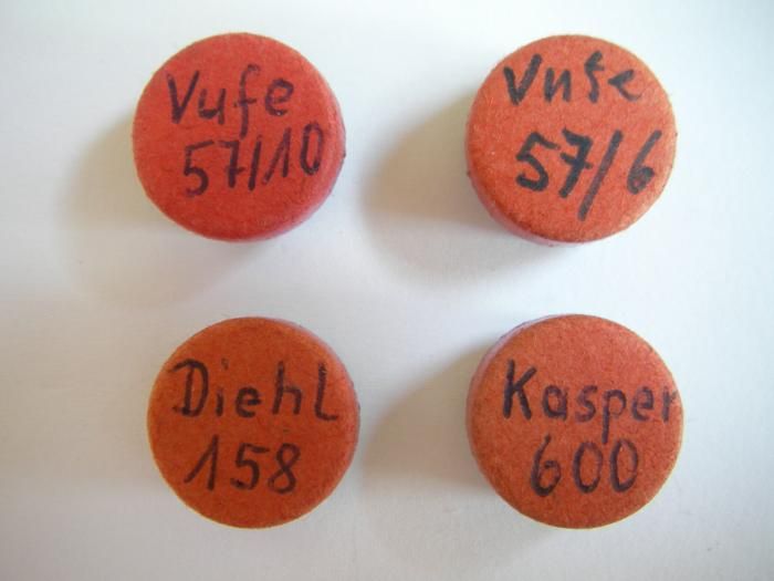 Lot of 4 watch balances complete Vufe Diehl Kasper  