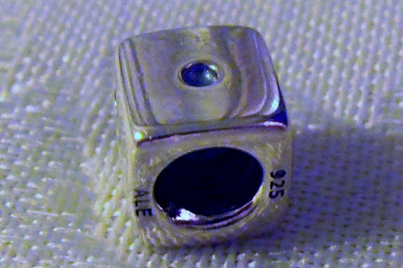 Authentic RARE Pandora DICE/DIE Bead 79116 NEW HTF  