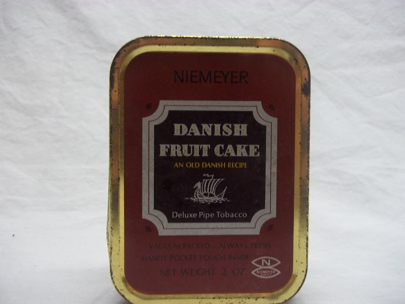 Vintage Pipe Tobacco Tin Niemeyer Danish Friut Cake  