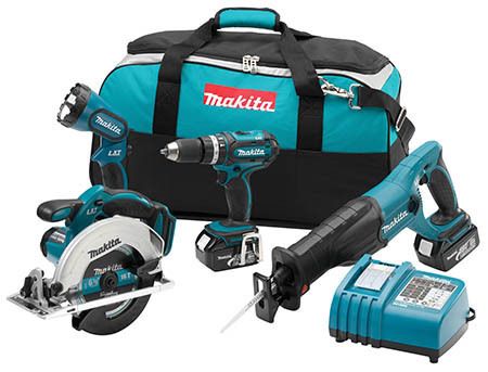 Makita 18V 4 Pc. Combo Kit LXT406  