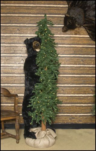   ALPINE SMILE Christmas Tree Bear Lighted 72 Holiday Lights NEW  