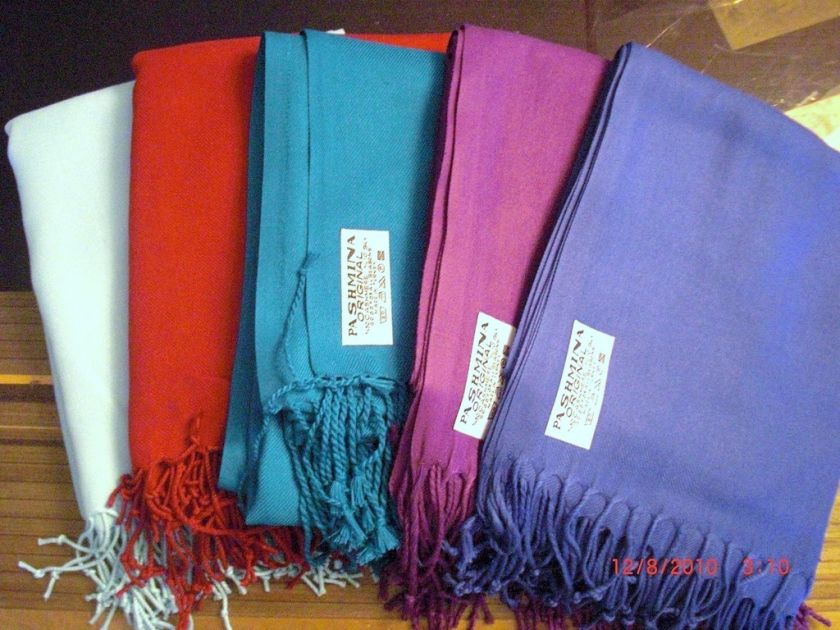 Beautiful Pashmina Cashmere Scarves Made in Turkey WOW  