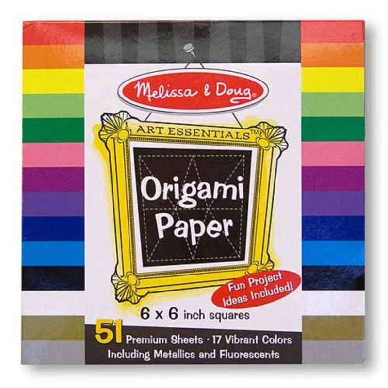 ORIGAMI PAPER 51 PREMIUM SHEETS MELISSA & DOUG NIB  