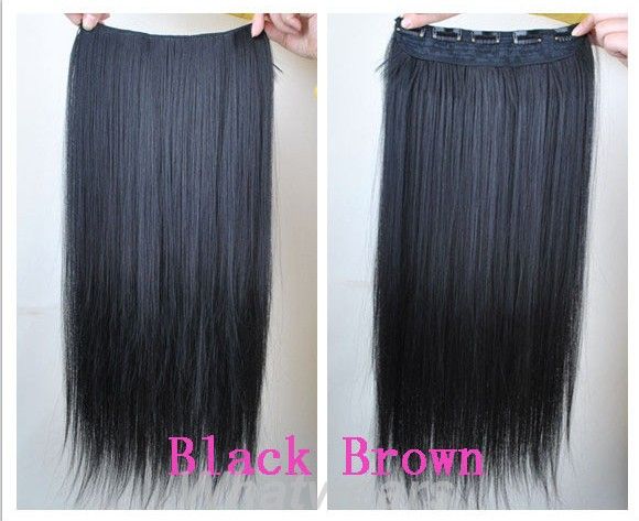 Hot Sale 1PCS Clip in Straight Extension 5 Colors 60cm TB772  