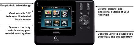   SEALED Logitech Harmony 1100 Universal Remote with Color Touch Screen