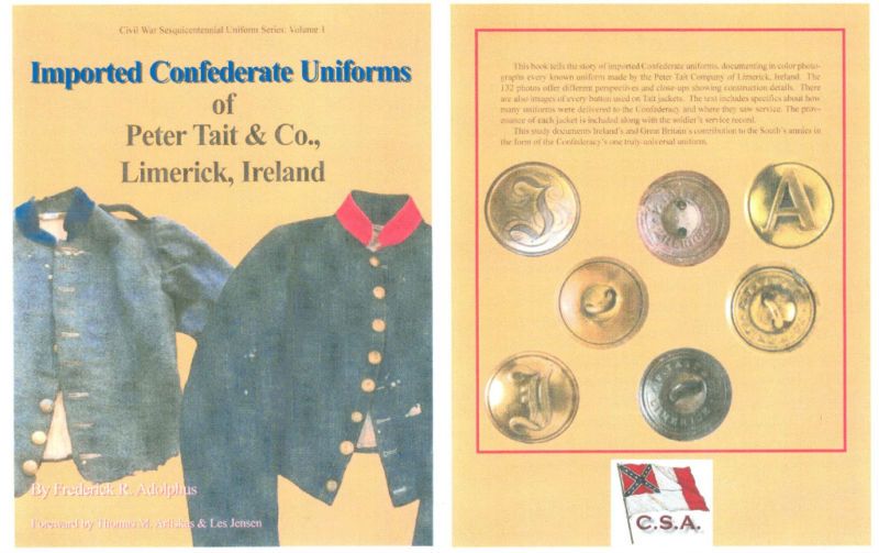 New Imported Confederate Uniforms Peter Tait & Co Book  