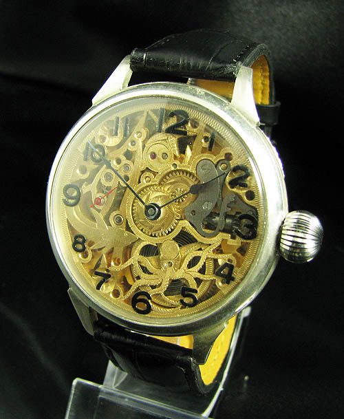 OMEGA ART DECO SKELETON Antique 1936 Watch  