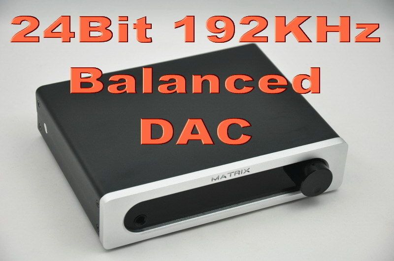 Matrix mini i 24Bit 192KHz Balanced DAC+ Remote Control  