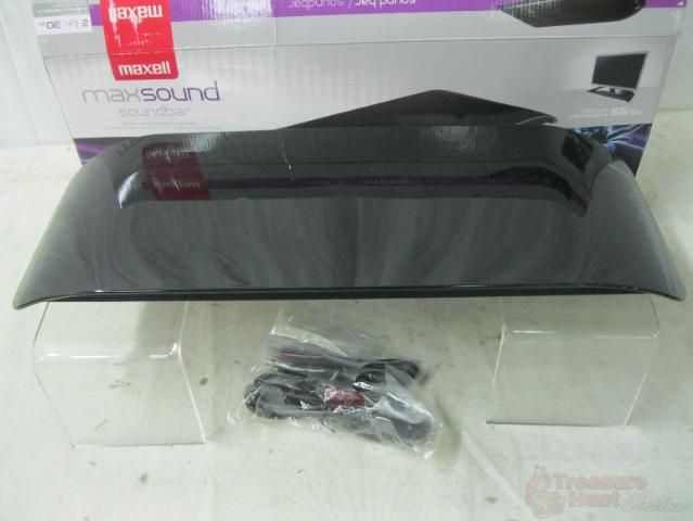 Maxell SSB 1 Maxsound Soundbar Tabletop Speaker w/Built in Subwoofer 