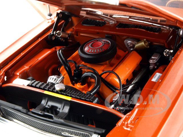  car model of 1970 Dodge Challenger Orange die cast car by Highway 61