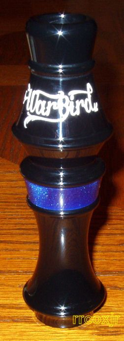   TONE WARBIRD WAR BIRD ACRYLIC CANADA GOOSE CALL BLACK AND BLUE N NEW