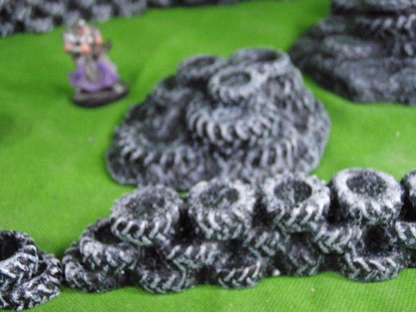 24 PC Mega Tire Set Terrain Wargame Wargaming 28mm  