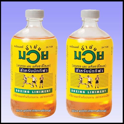 900cc Muay Thai Boxing Liniment Oil Sport Pain Relief  