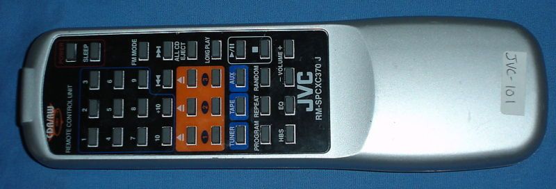 JVC 101 CD REMOTE RM SPCXC370 J RM SPCXC370J PC XC370  