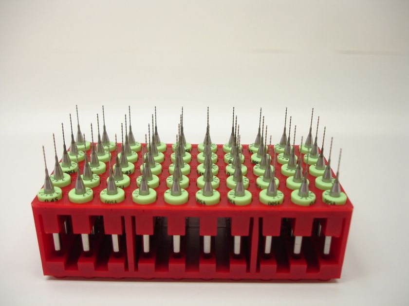 50 Tycom PCB CNC Drill Bits 0.0177 inch 0.45mm  