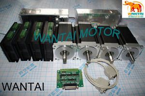 Axis Nema 34 Stepper Motor 1232oz in,6A CNC Mill Cut  