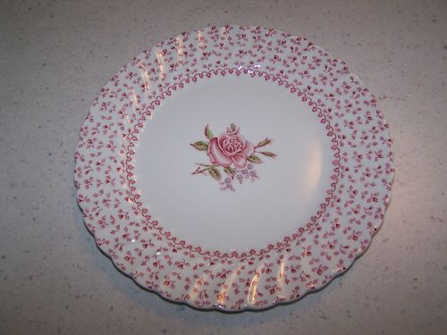 JOHNSON BROTHERS BROS PINK ROSE BOUQUET 8 SALAD PLATE  