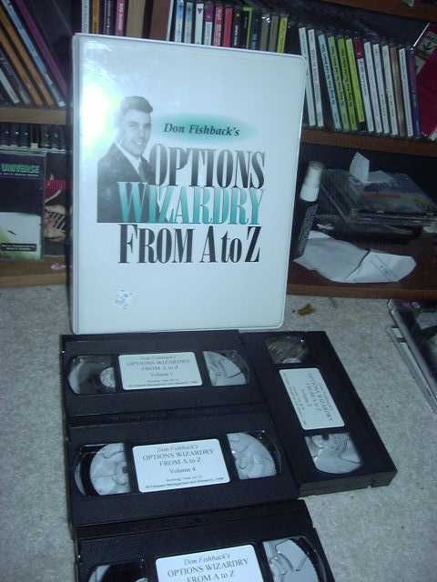 don fishbacks options wizardry from A to Z vhs video training over 4 