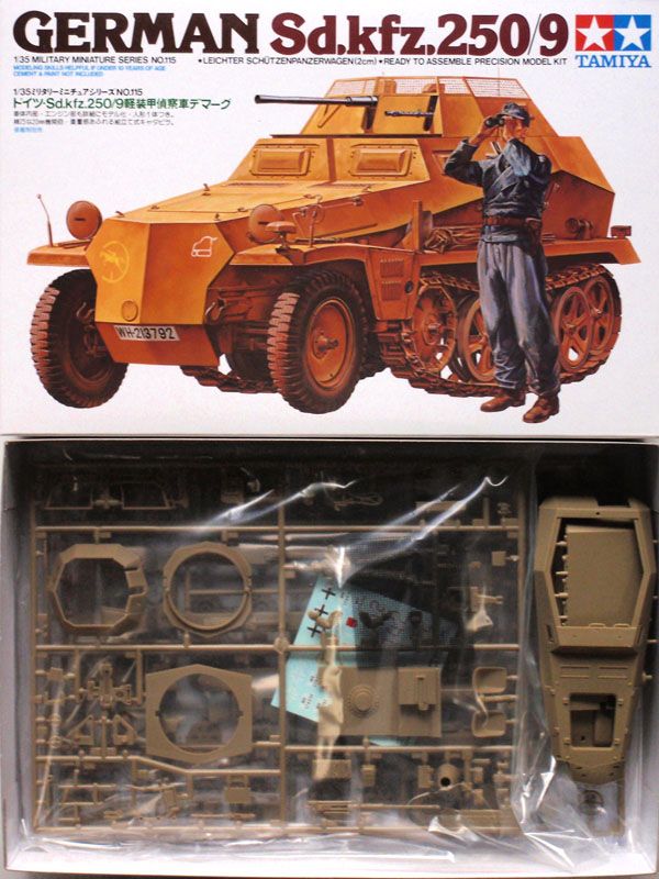 Tamiya 35115 German Sd.kfz.250/9 1/35 scale kit  