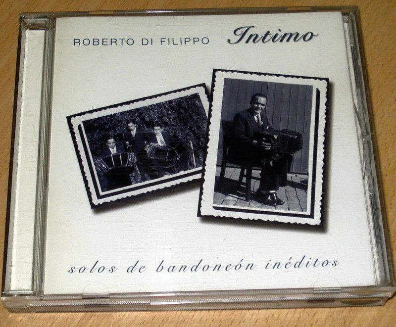 ROBERTO DI FILIPPO INTIMO BANDONEON TANGO ARGENTINA CD  