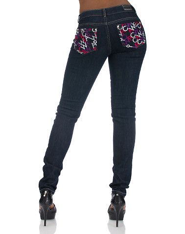 ROCAWEAR EMBROIDERED FASHION JEAN  