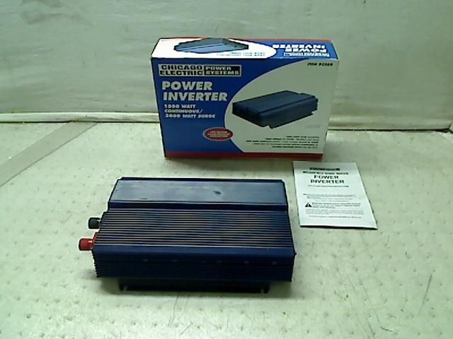 1500 WATT CONTINUOUS 3000 WATT SURGE POWER INVERTER  