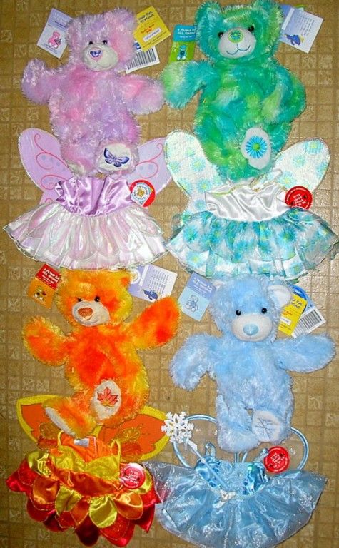 2007 COMPLETE BUILD A BEAR SET SPRING SUMMER+ & OUTFITS  