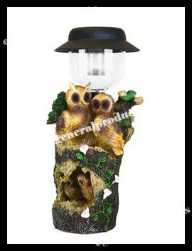 Owl Family Solar Lights Lighting Outdoor Garden Lamp  