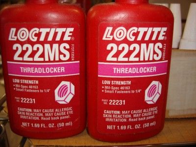 69OZ LOCTITE 222MS THREADLOCK ADH COMPOUND 22231  