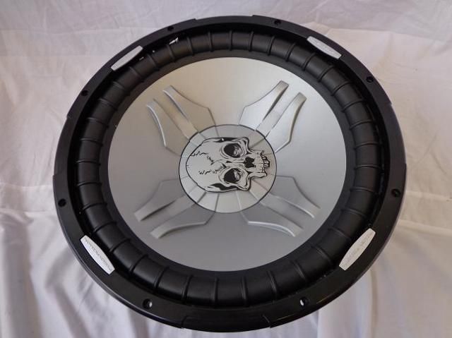 Power Acoustik PW 1W 15 Inch Poly Cone Subwoofer 4 Ohm Dual Voice 