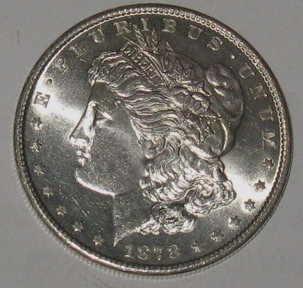 1878 S MORGAN SILVER DOLLAR NICE GEM BU TT2  