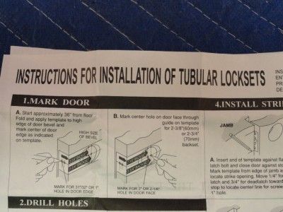 CitiLoc BP 102T DM US15 Del Mar Style Privacy Lock B31  