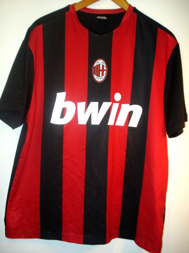 ACM AC MILAN Football Club Soccer Shirt Jersey Large Man BWIN  