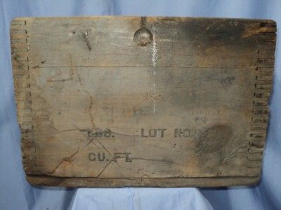WWI U.S. Army Wooden .30 Cal. Ball Cartridge Ammunition Case  
