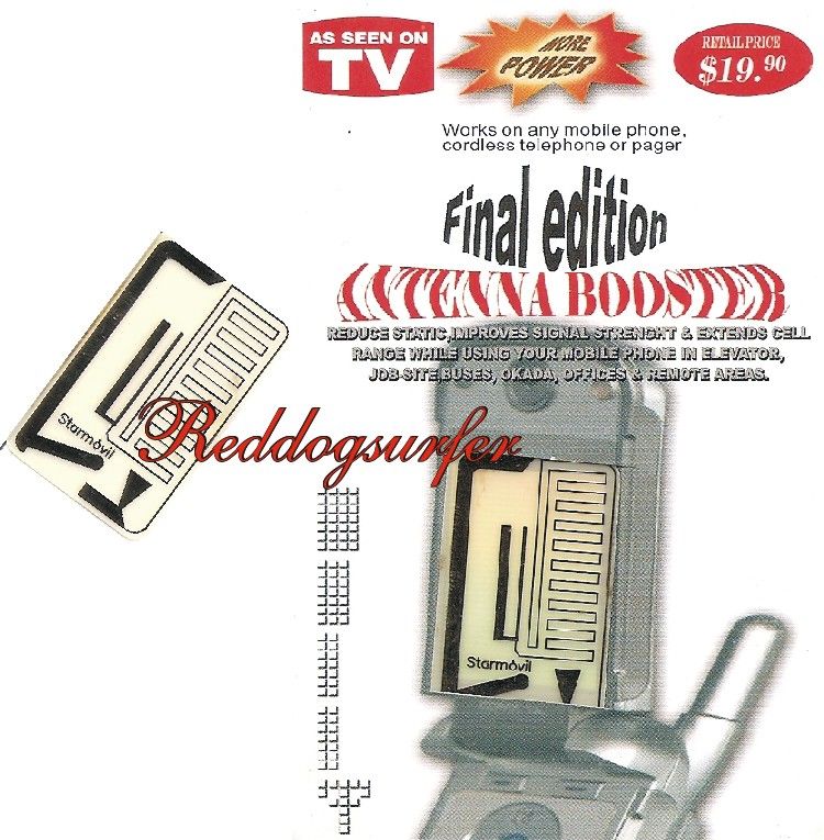 FINAL EDITION ANTENNA BOOSTER   As Seen On TV  