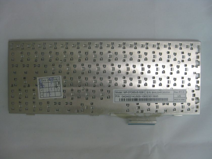 ASUS EEE PC 900A keyboard MP 07C63US 5281 white  