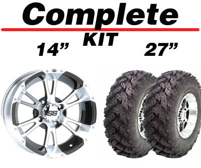 ITP SS112 14 ATV / UTV Wheel 27 Interco Reptile Radial Tire Polaris 