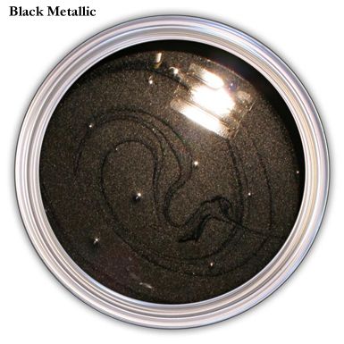Black Metallic Acrylic Enamel Auto Paint Kit  