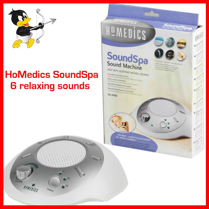 HoMedics SoundSpa Relaxation Sleeping Machine 6 Relaxing Sounds WAS £ 