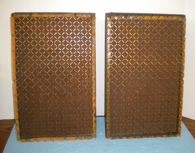 Vintage  Silvertone Stereo Speaker Baffles w/ 12 Alnico Woofers 