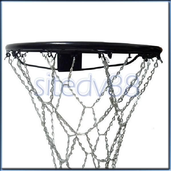 Basketball Metal Chain Sports Hoop Netting Nets Indoor Outdoor New 